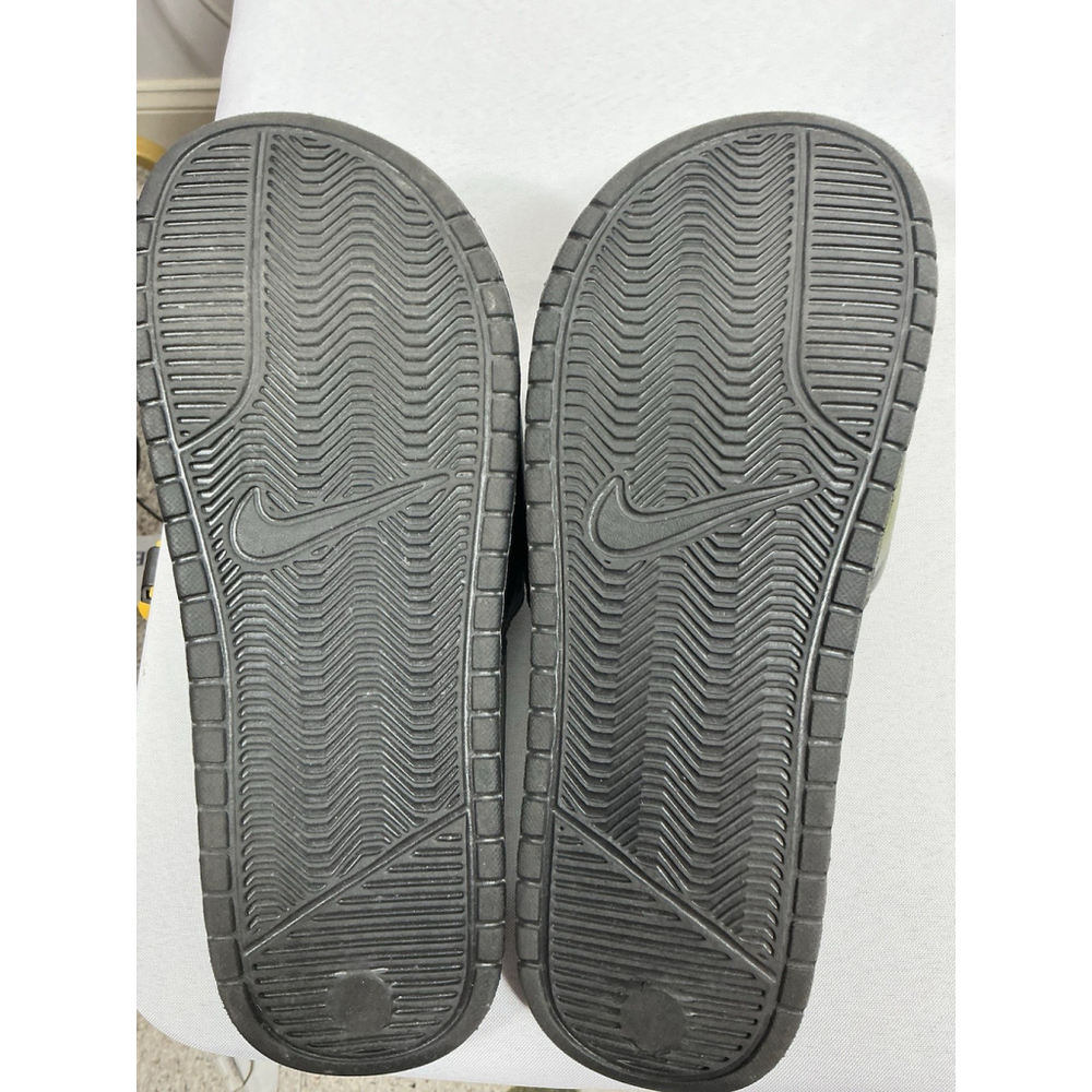Mens Nike Slipon Slide Sandals 8 Black Logo - Picture 5 of 6